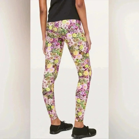 Lululemon Wundur Under High- Rise Tight Nulux  28” Inflorescence Multi Size 6 - Picture 3 of 9